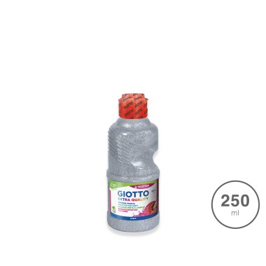 Guache Giotto Extra Quality Glitter Prata 250ml