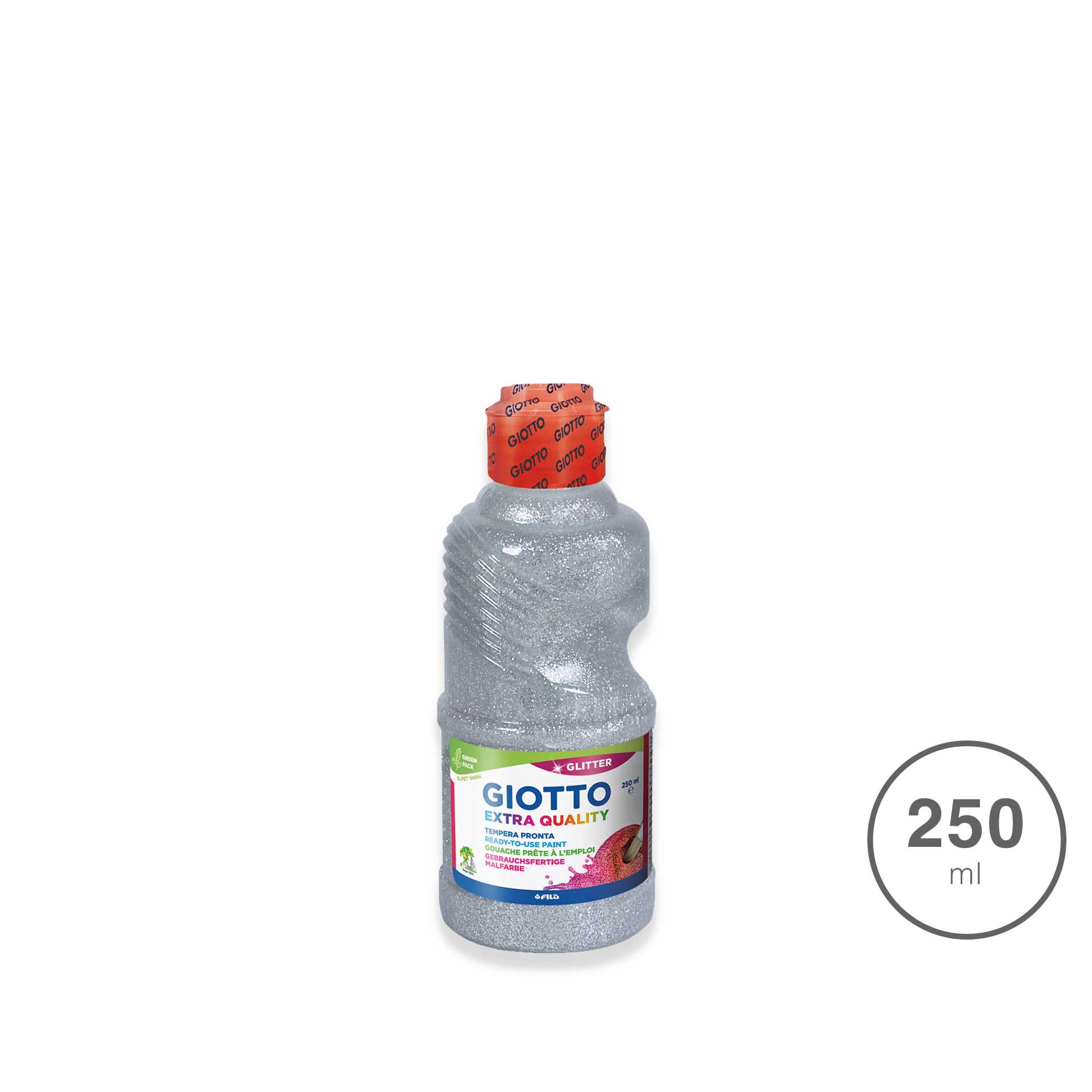 Guache Giotto Extra Quality Glitter Prata 250ml