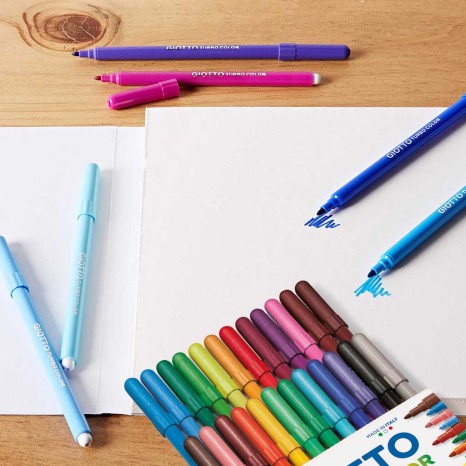 Marcador Giotto Turbo Color 2.8mm 24 Cores - Image product