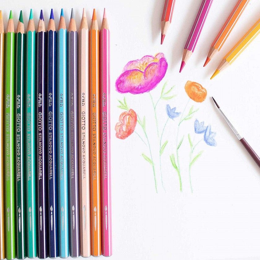 Lpis Cor Giotto Stilnovo Aguarela 3.3mm 12 Cores