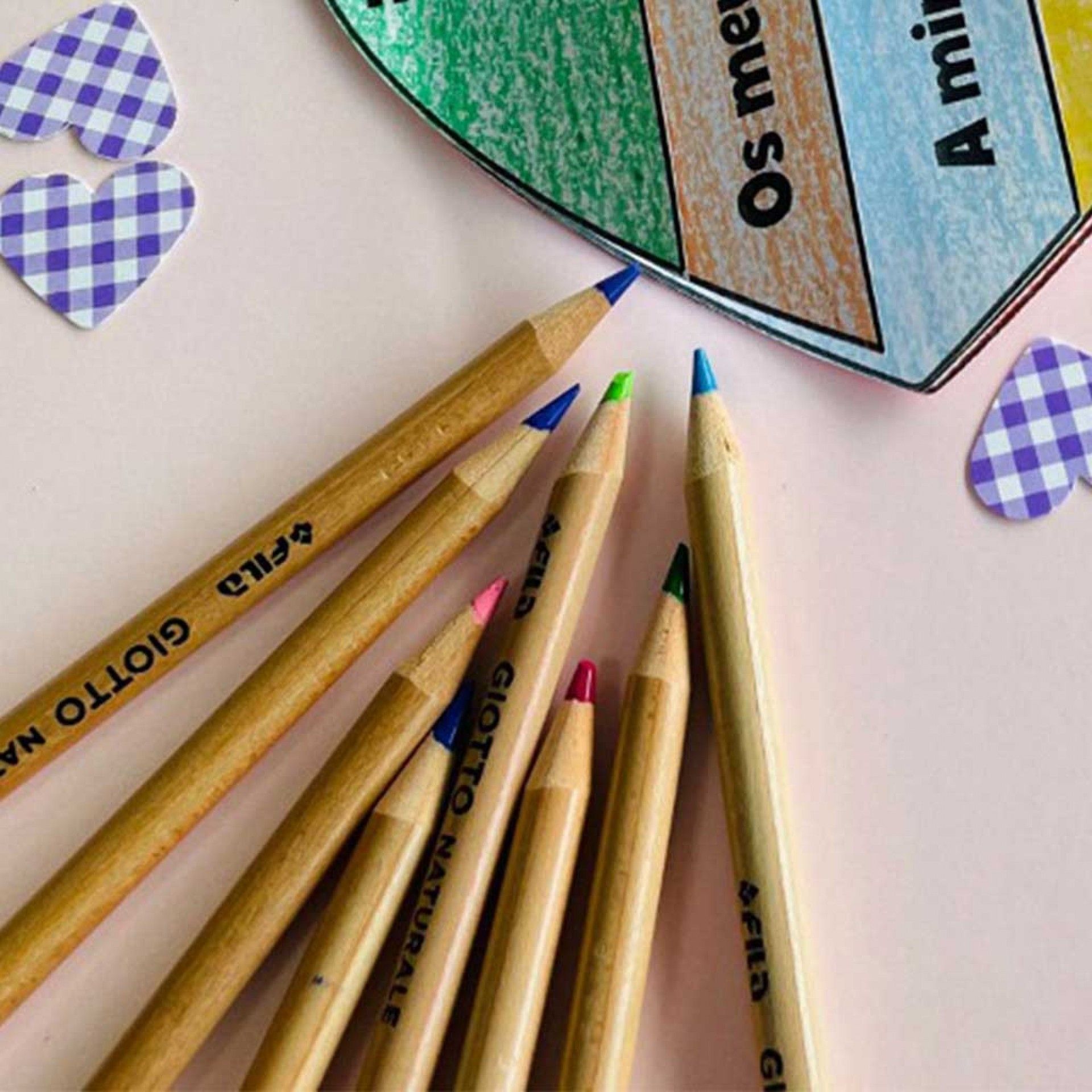 Lápis Cor Giotto Naturale 3.3mm 24 Cores