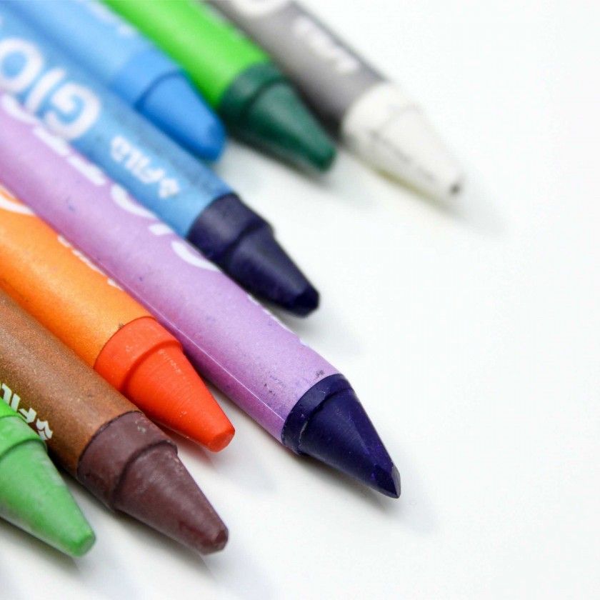 Lápis Cera Giotto 8.5mm 12 Cores Lápis Cera Giotto 8.5mm 12 Cores