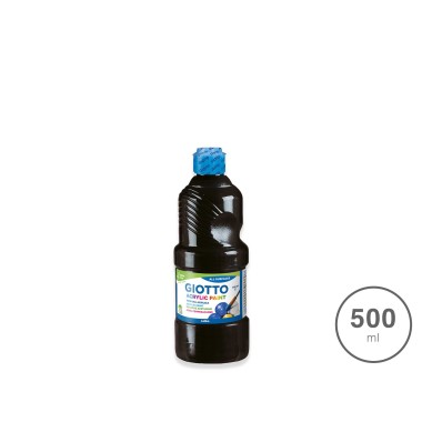 Guache Giotto Acr�lico Paint Preto 500ml