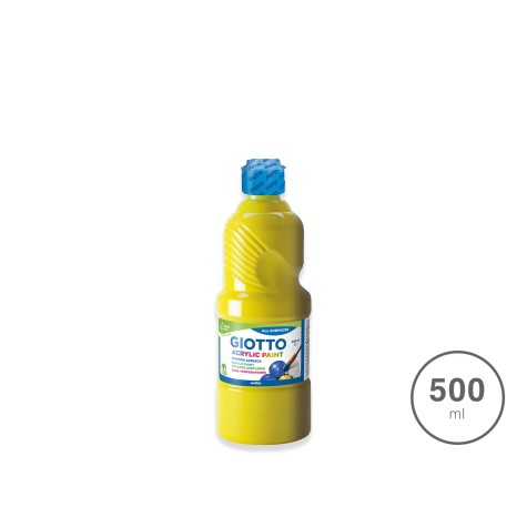 Guache Giotto Acrílico Paint Amarelo 500ml - Image product