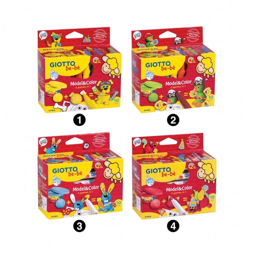 Giotto Be-Bé Model & Color 10 Peças Giotto Be-Bé Model & Color 10 Peças