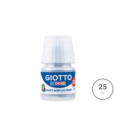 Tinta Acrílica Giotto Decor Prata 25ml