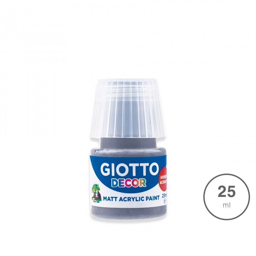 Tinta Acrlica Giotto Decor Cinzento Escuro 25ml