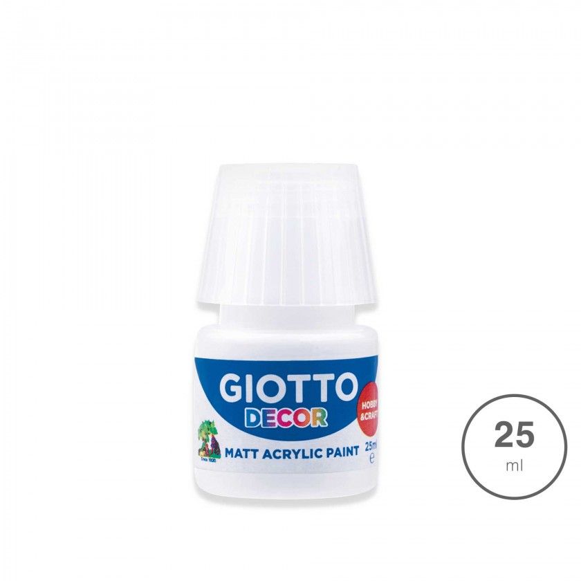 Tinta Acrlica Giotto Decor Branco 25ml
