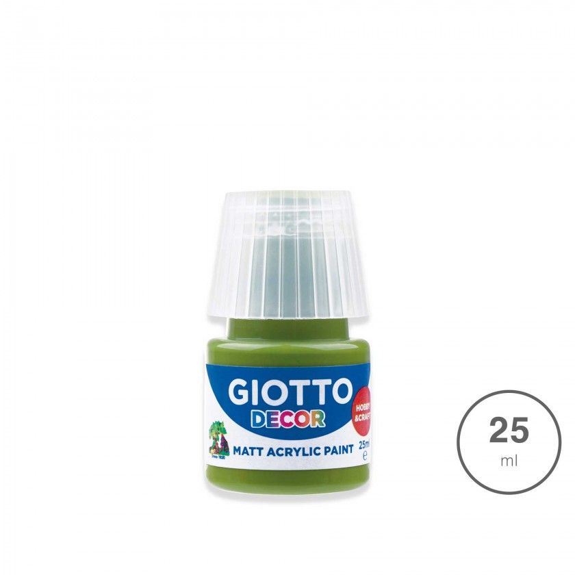 Tinta Acrílica Giotto Decor Verde Oliva 25ml Tinta Acrílica Giotto Decor Verde Oliva 25ml