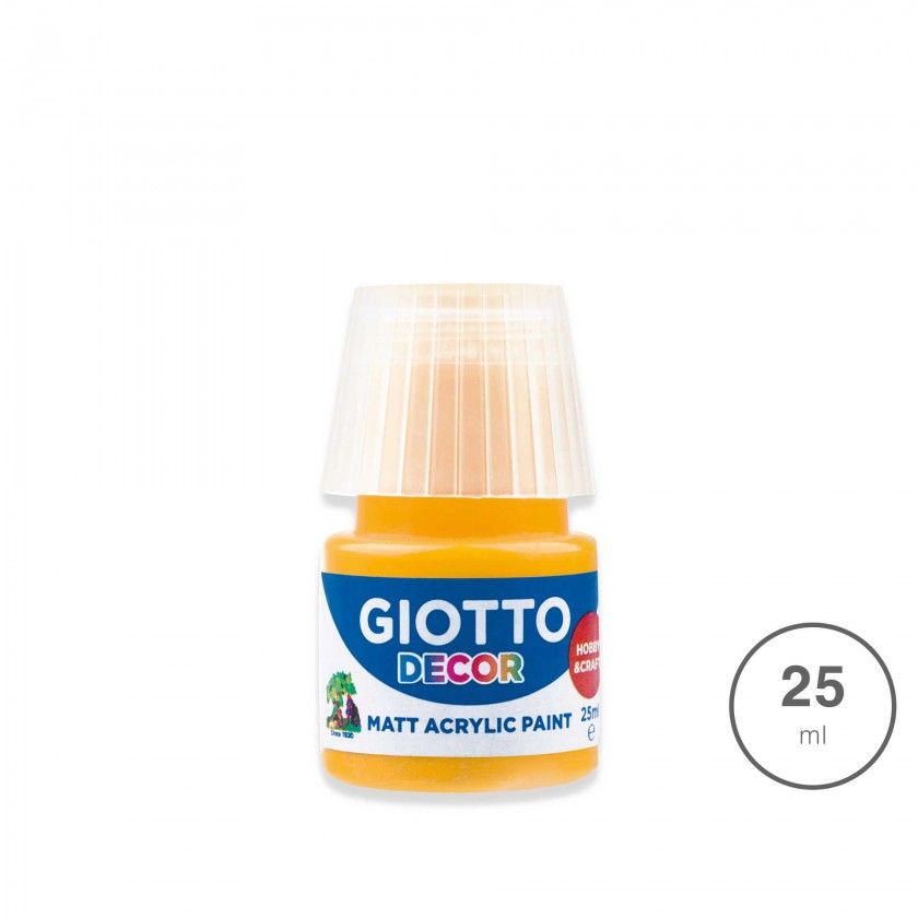 Tinta Acrílica Giotto Decor Amarelo Escuro 25ml Tinta Acrílica Giotto Decor Amarelo Escuro 25ml