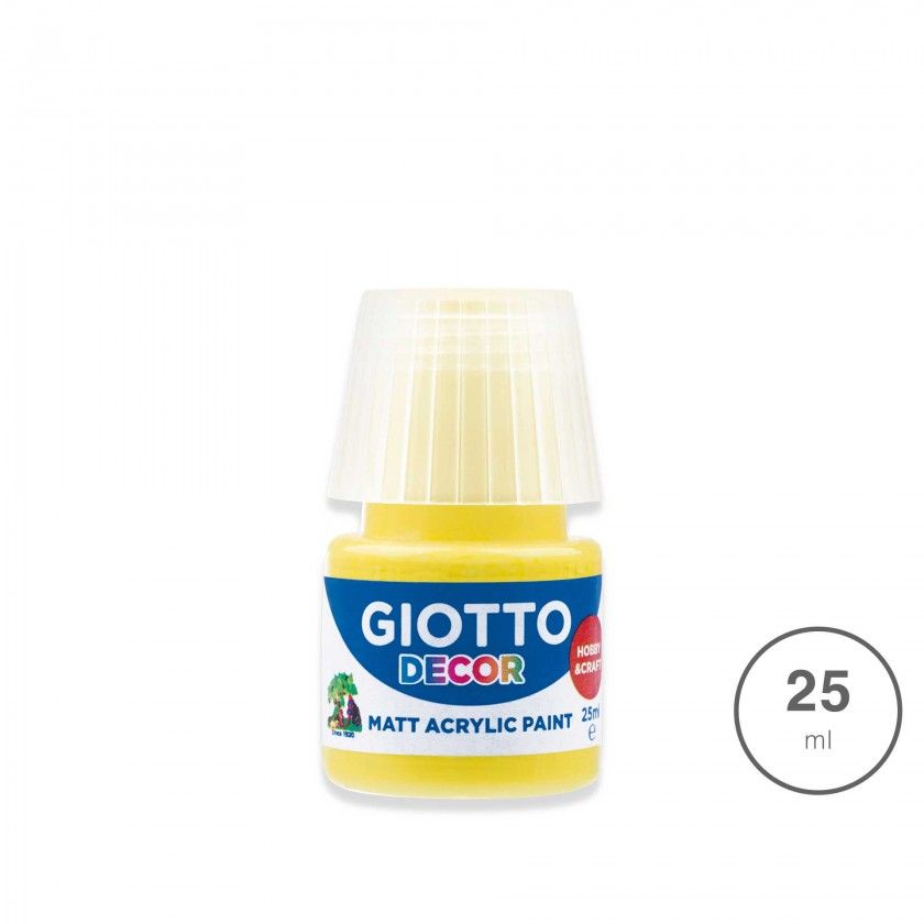 Tinta Acrlica Giotto Decor Amarelo 25ml