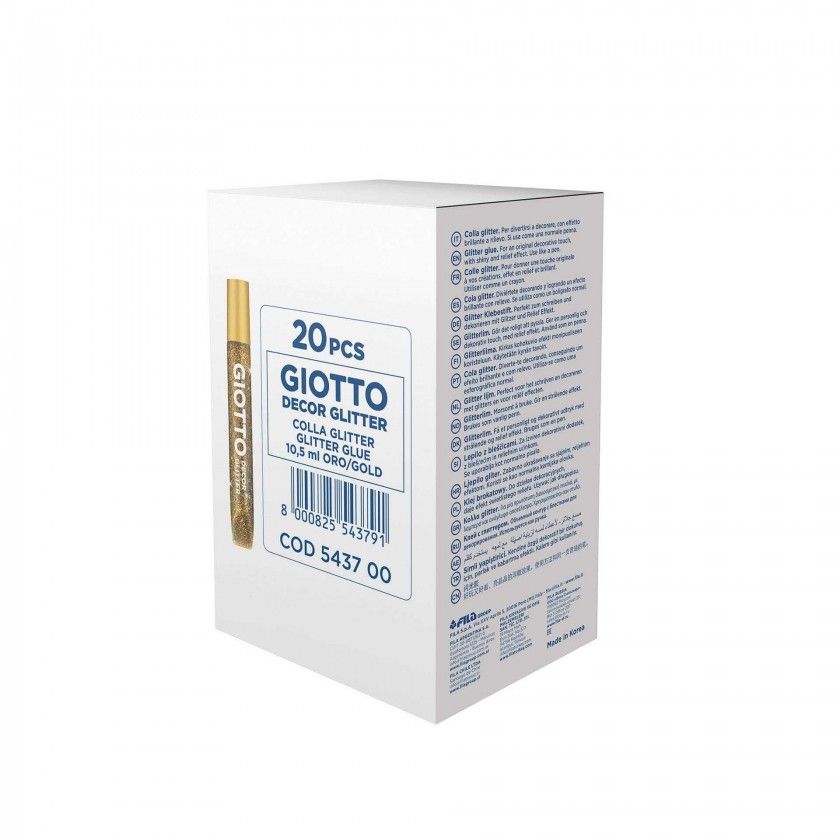 Cola Giotto Glitter Ouro 10.5ml Cola Giotto Glitter Ouro 10.5ml