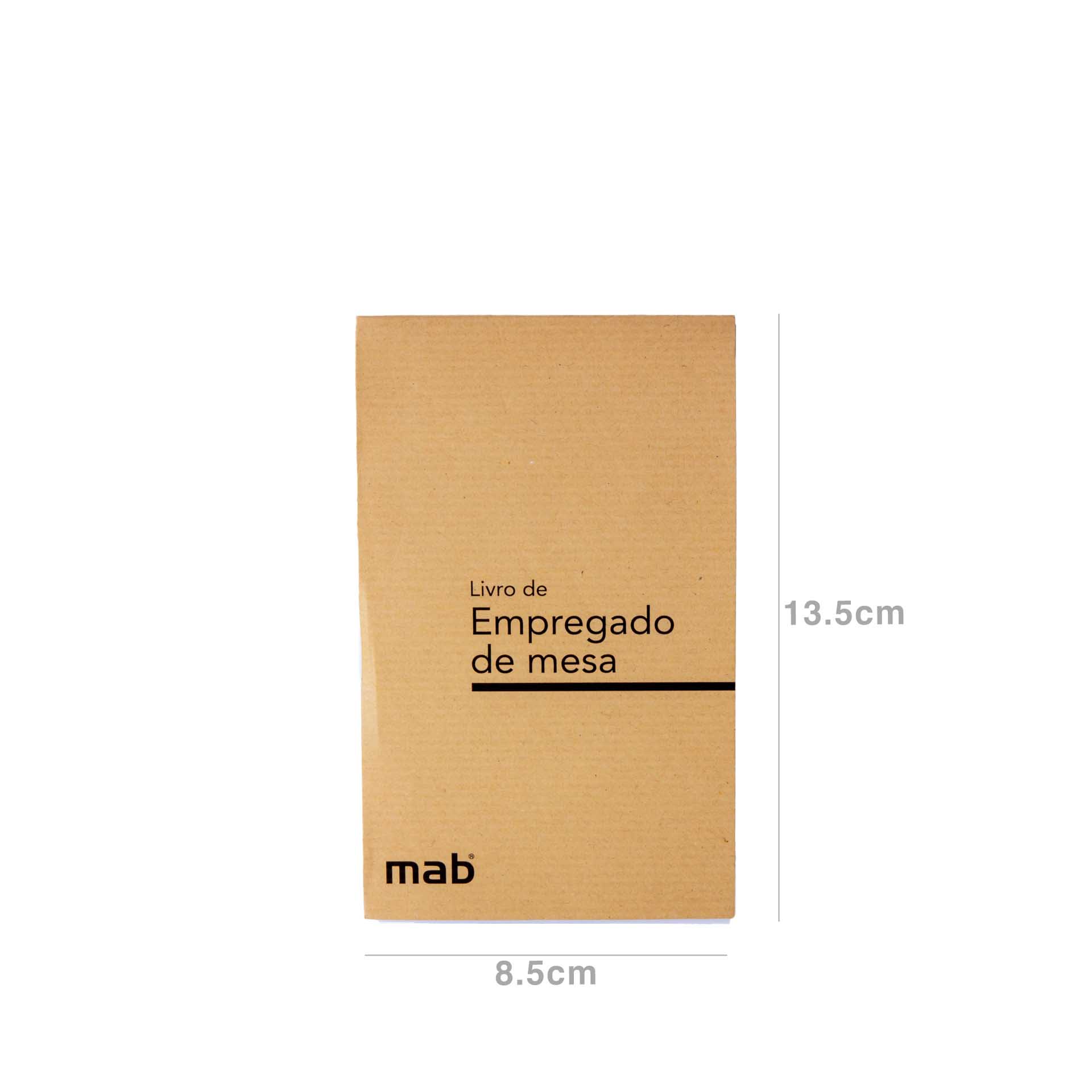 Livro Empregado Mesa 85X135mm