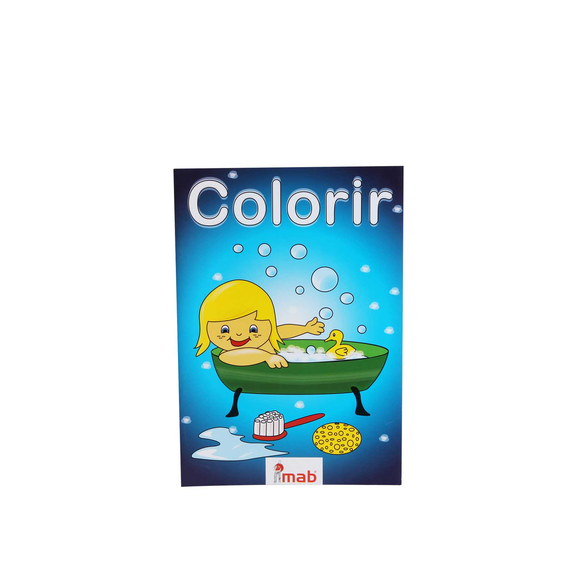 Livro Colorir Ritinha e Pedro Vão à Escola