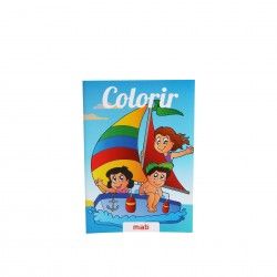 Livro Colorir na Praia