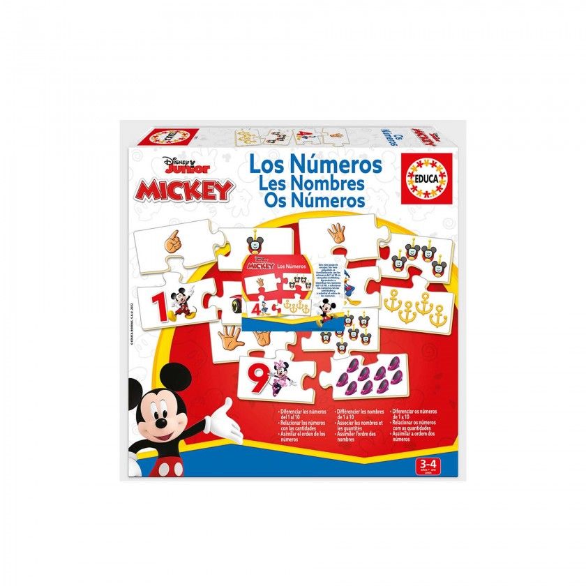 Jogo Educativo Educa Mickey Números Jogo Educativo Educa Mickey Números