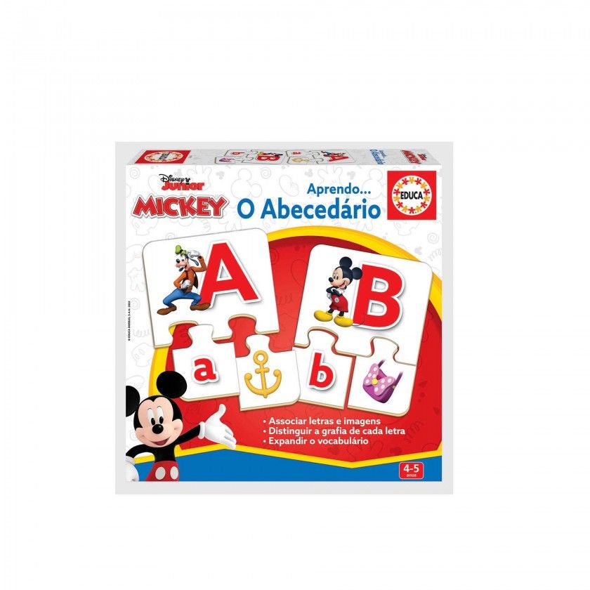 Jogo Educativo Educa Mickey Abecedário Jogo Educativo Educa Mickey Abecedário