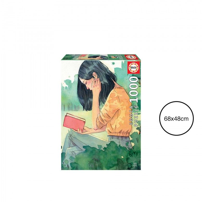 Puzzle Educa 1000 Peças Leitora Esther Gili Puzzle Educa 1000 Peças Leitora Esther Gili