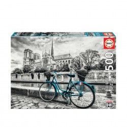 Puzzle Educa 500 Peas Bicicleta Notre-Dame