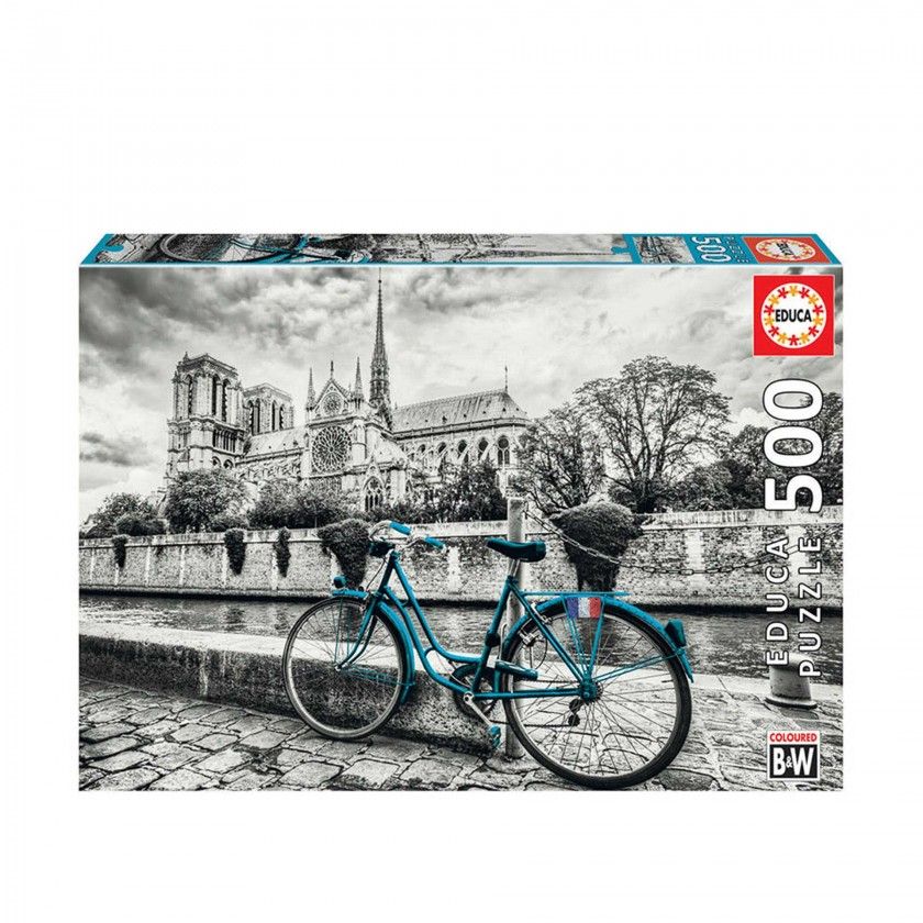 Puzzle Educa 500 Peas Bicicleta Notre-Dame