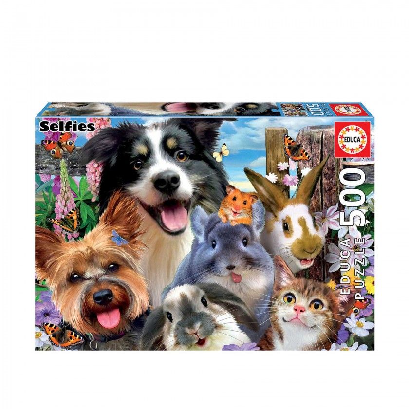 Puzzle Educa 500 Peas Amigos Ptio