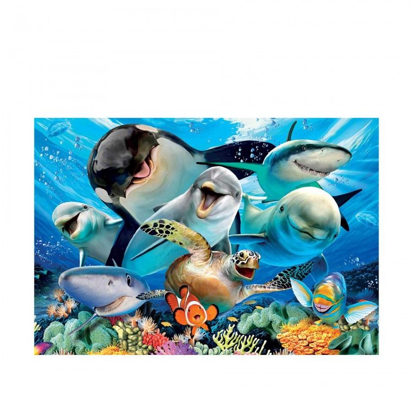 Puzzle Educa 500 Peas Selfie Debaixo gua