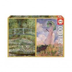 Puzzle Educa 2x1000 Peas Monet