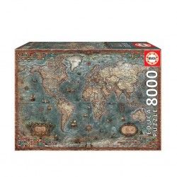Puzzle Educa 8000 Peas Mapa Histrico Mundo