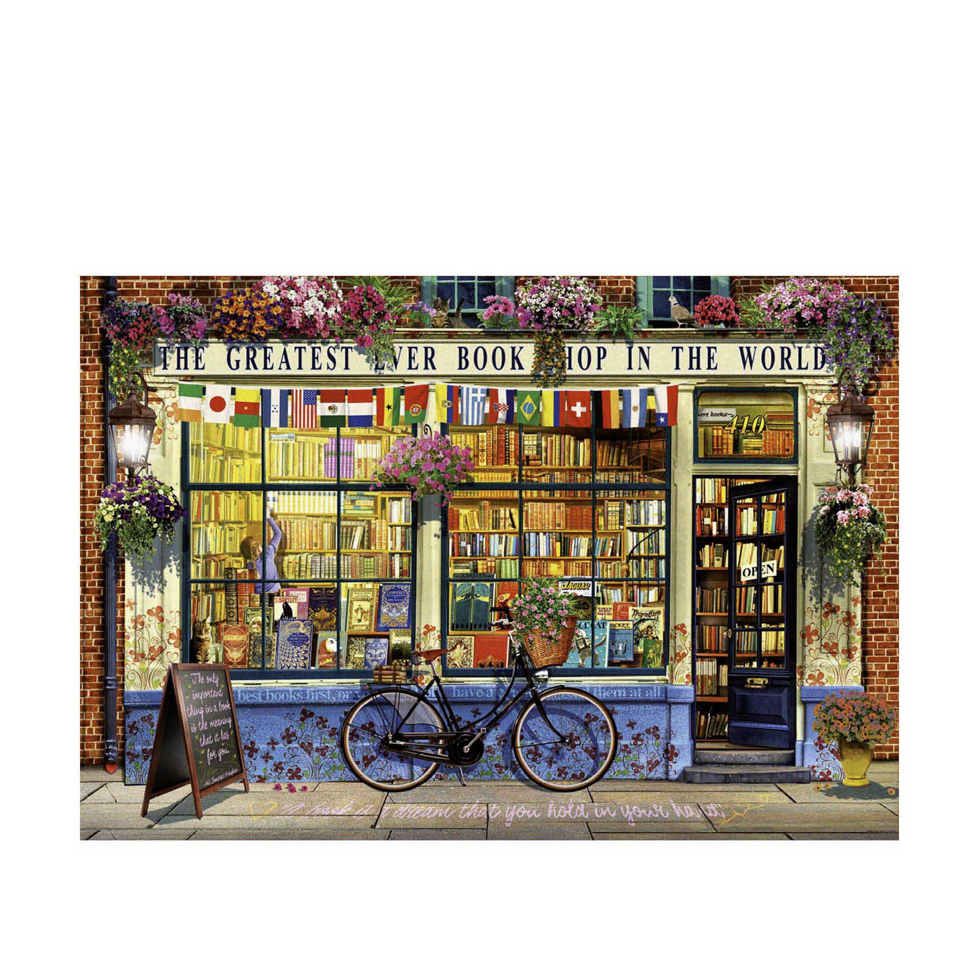 Puzzle Educa 5000 Peças Melhor Livraria Mundo