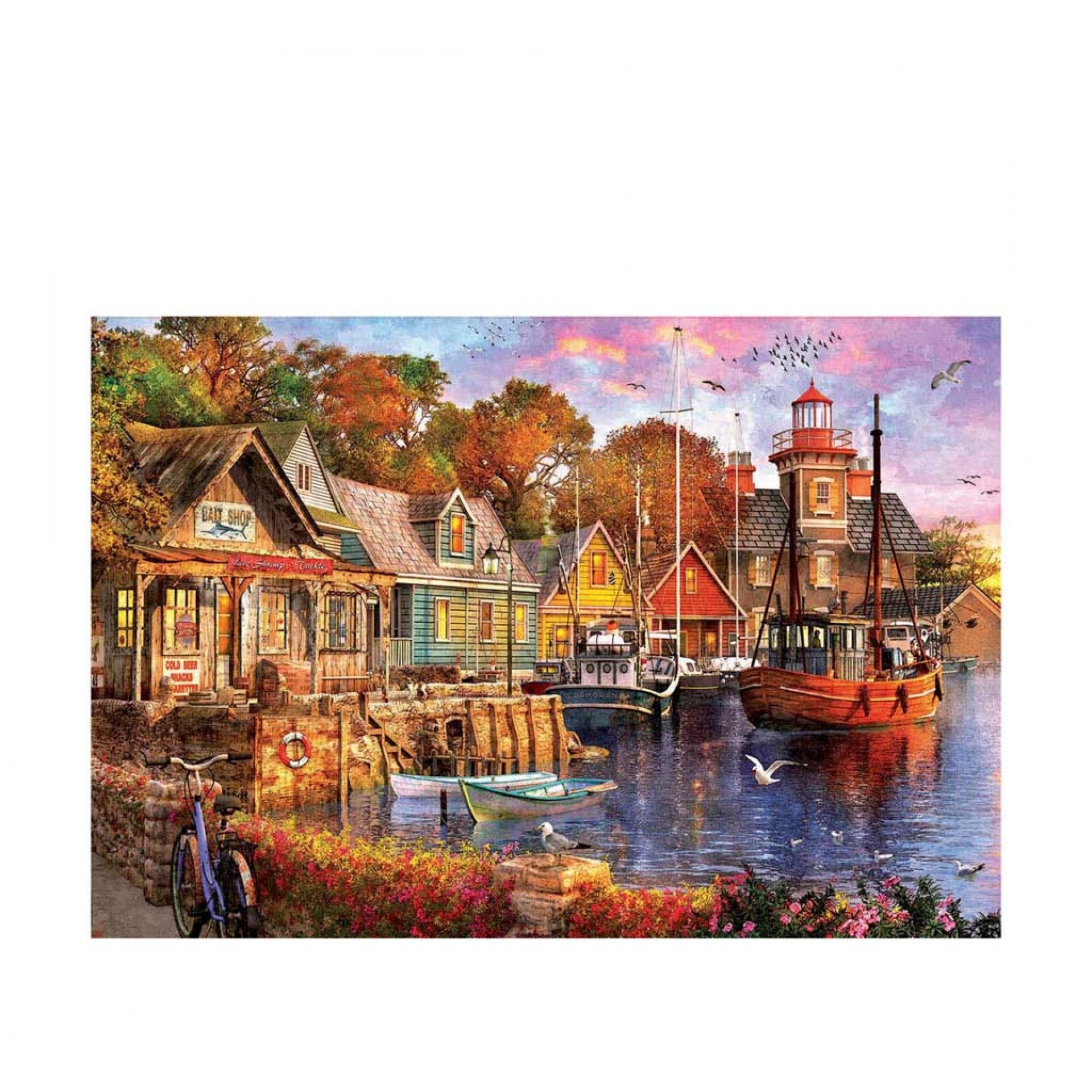 Puzzle Educa 5000 Peças Atardecer No Porto