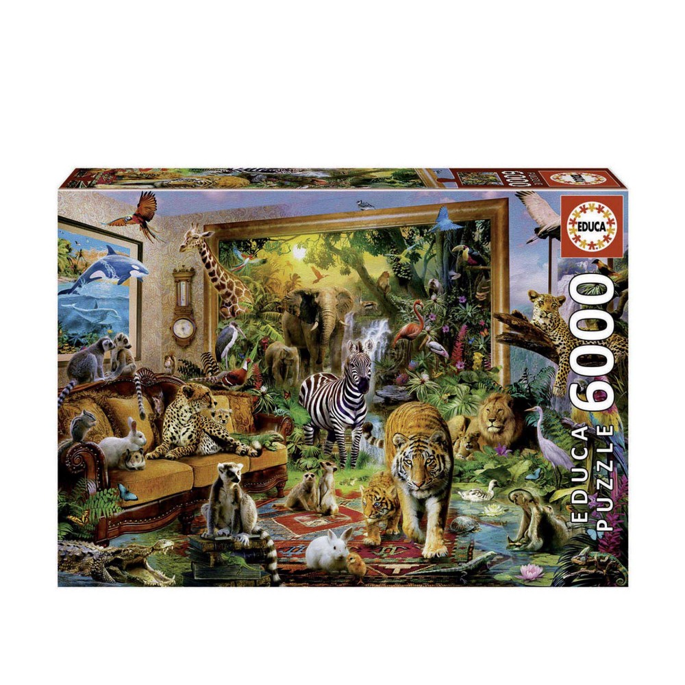 Puzzle Educa 6000 Peças Entrar Em Casa
