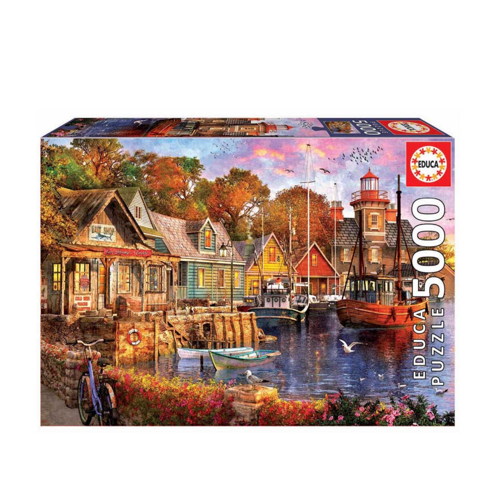 Puzzle Educa 5000 Peças Atardecer No Porto