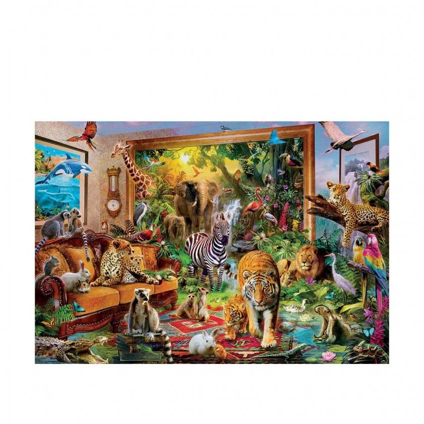 Puzzle Educa 6000 Peas Entrar Em Casa