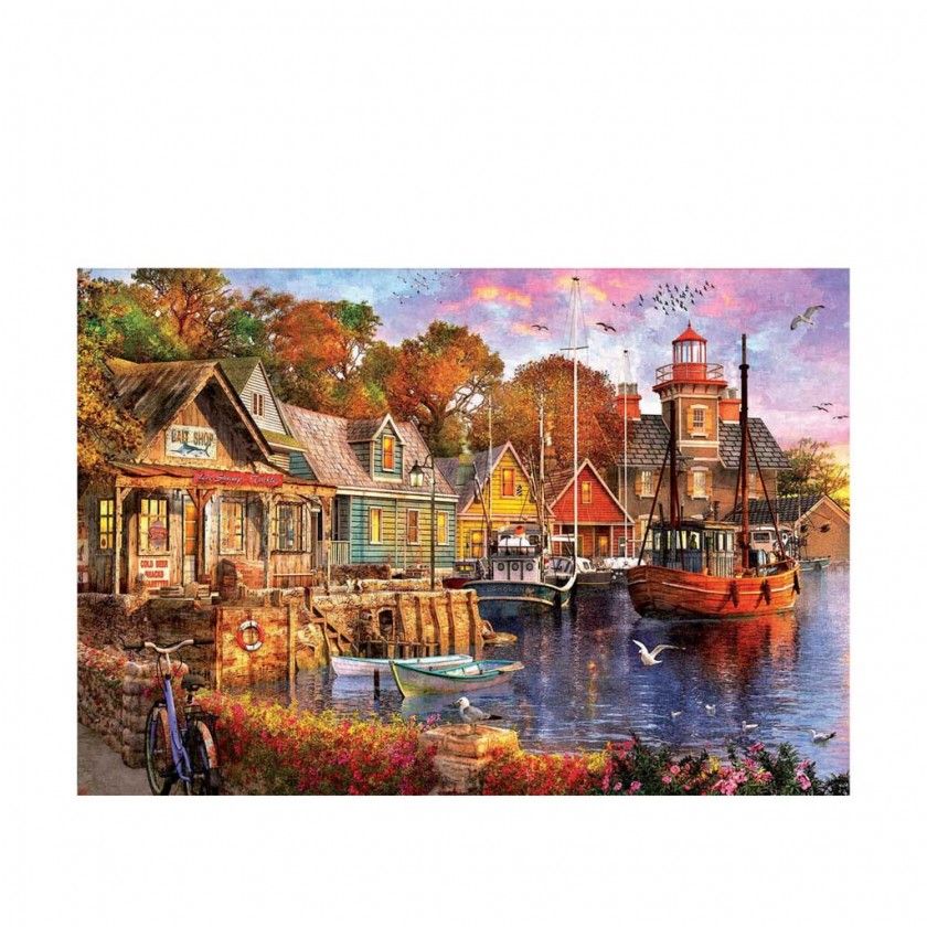 Puzzle Educa 5000 Peças Atardecer No Porto Puzzle Educa 5000 Peças Atardecer No Porto