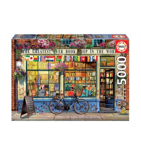 Puzzle Educa 5000 Peças Melhor Livraria Mundo - Image product