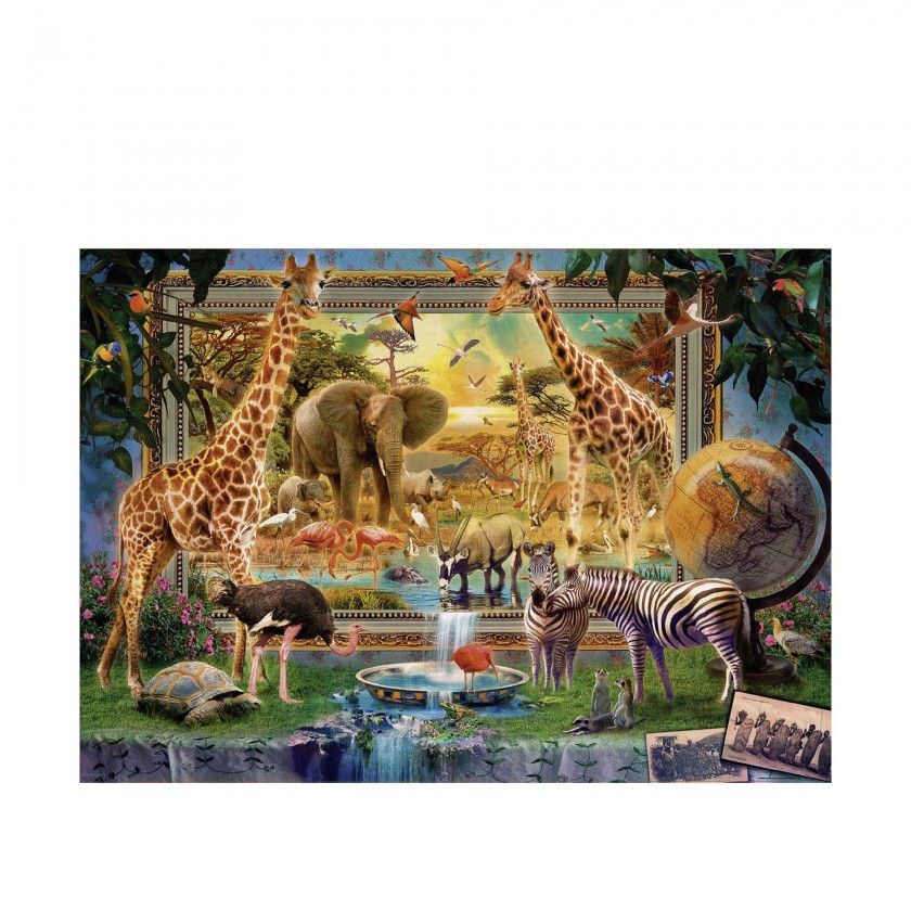 Puzzle Educa 4000 Peas Regressando Da Savana