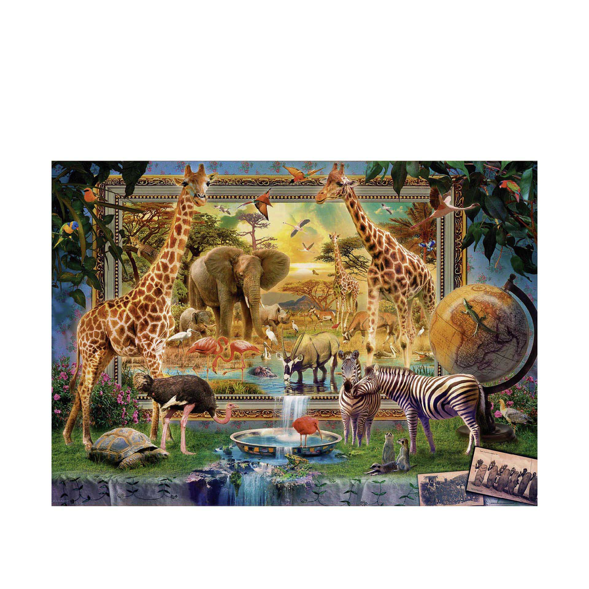 Puzzle Educa 4000 Peças Regressando Da Savana