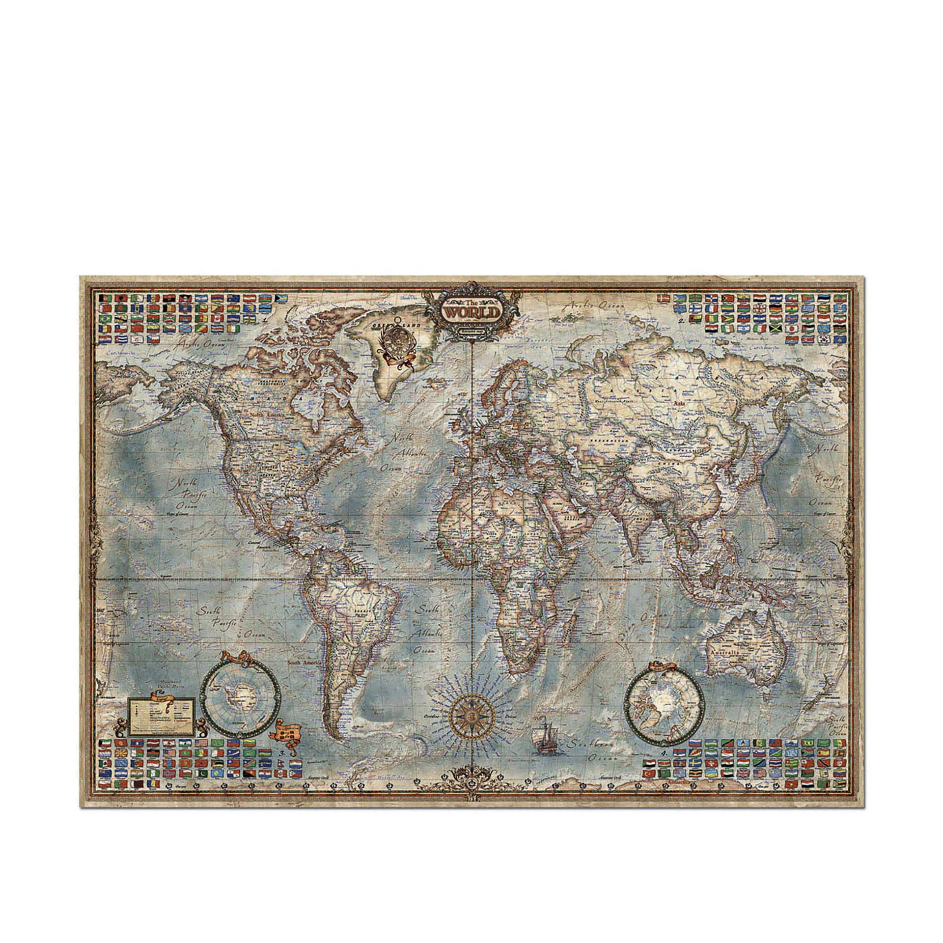 Puzzle Educa 4000 Peças Mapa Mundo
