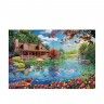 Puzzle Educa 5000 Peas Casinha Lago