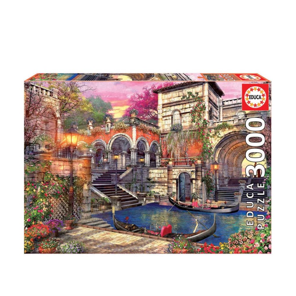 Puzzle Educa 3000 Peças Romance Veneza