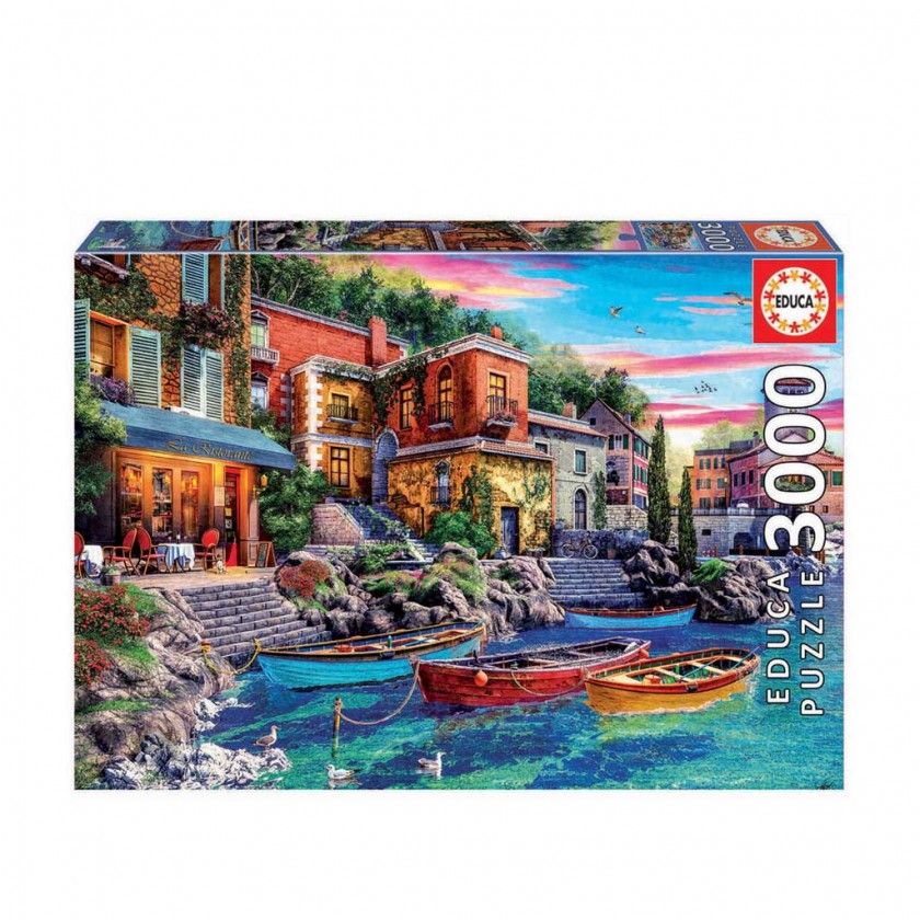 Puzzle Educa 3000 Peas Sunset Como