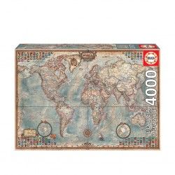 Puzzle Educa 4000 Peas Mapa Mundo
