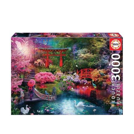 Puzzle Educa 3000 Peças 19282 Jardim Japones - Image product