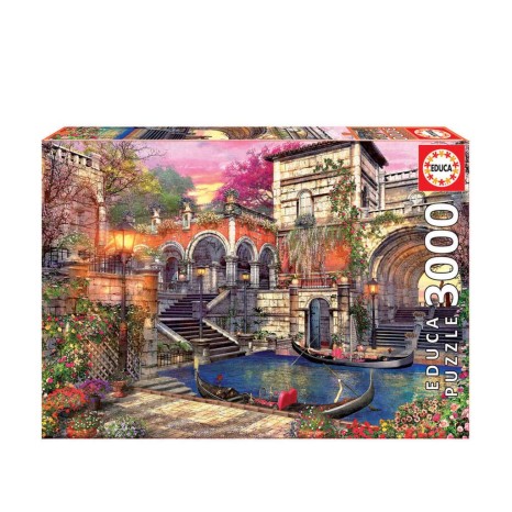 Puzzle Educa 3000 Peças Romance Veneza - Image product