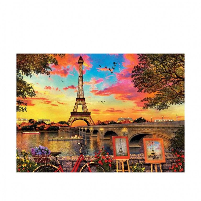 Puzzle Educa 3000 Peças Paris Sunset Puzzle Educa 3000 Peças Paris Sunset