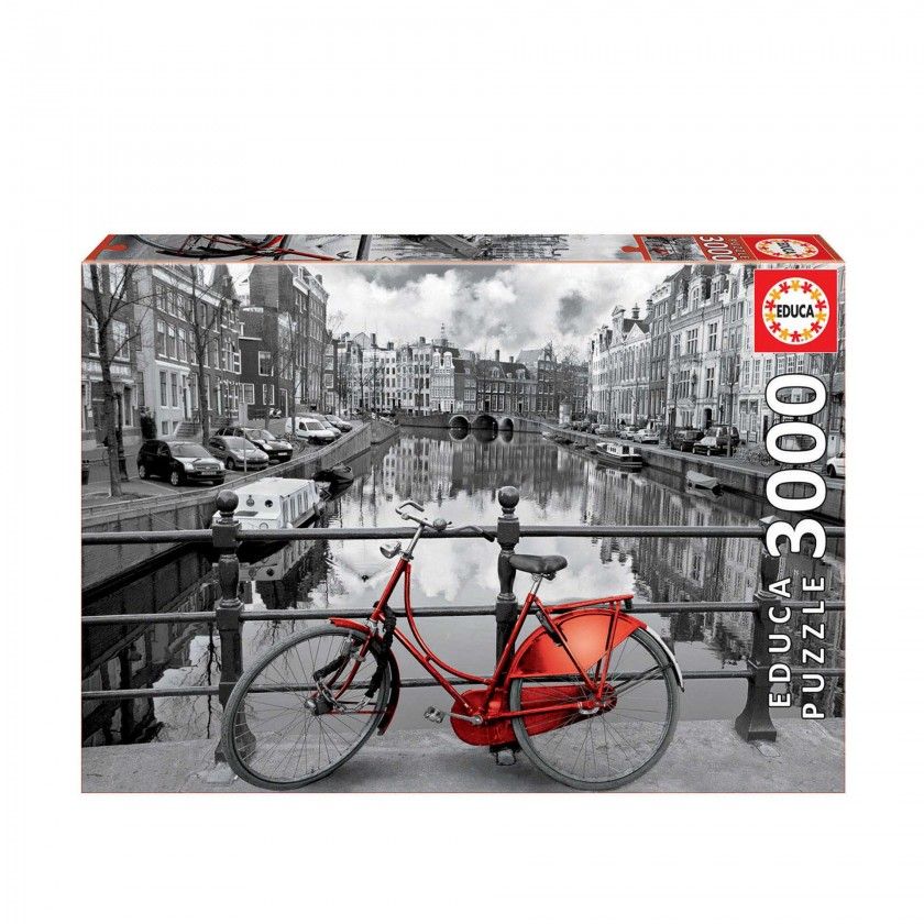 Puzzle Educa 3000 Peças Amesterdão Puzzle Educa 3000 Peças Amesterdão