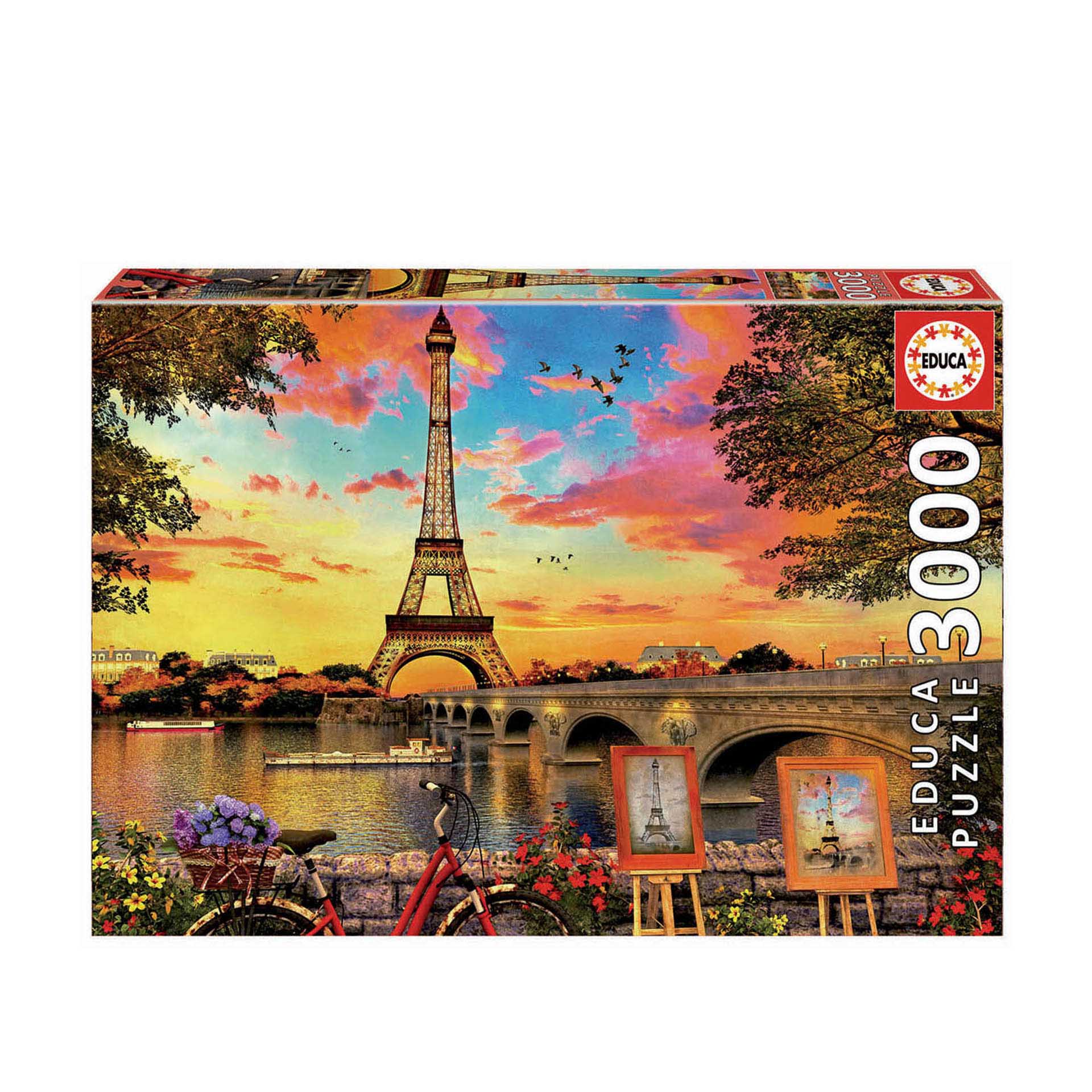 Puzzle Educa 3000 Peças Paris Sunset