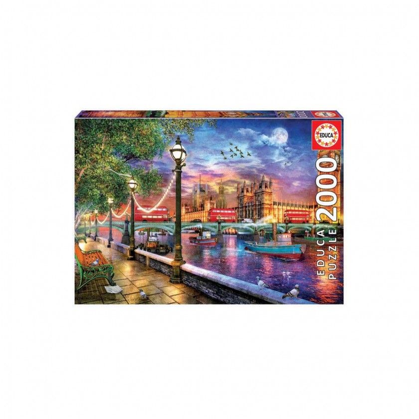 Puzzle Educa 2000 Peças London Sunset Puzzle Educa 2000 Peças London Sunset