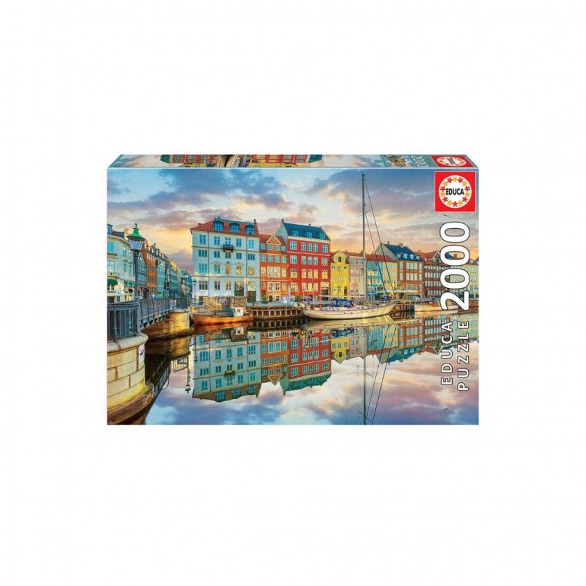 Puzzle Educa 2000 Peas Porto Copenhaga