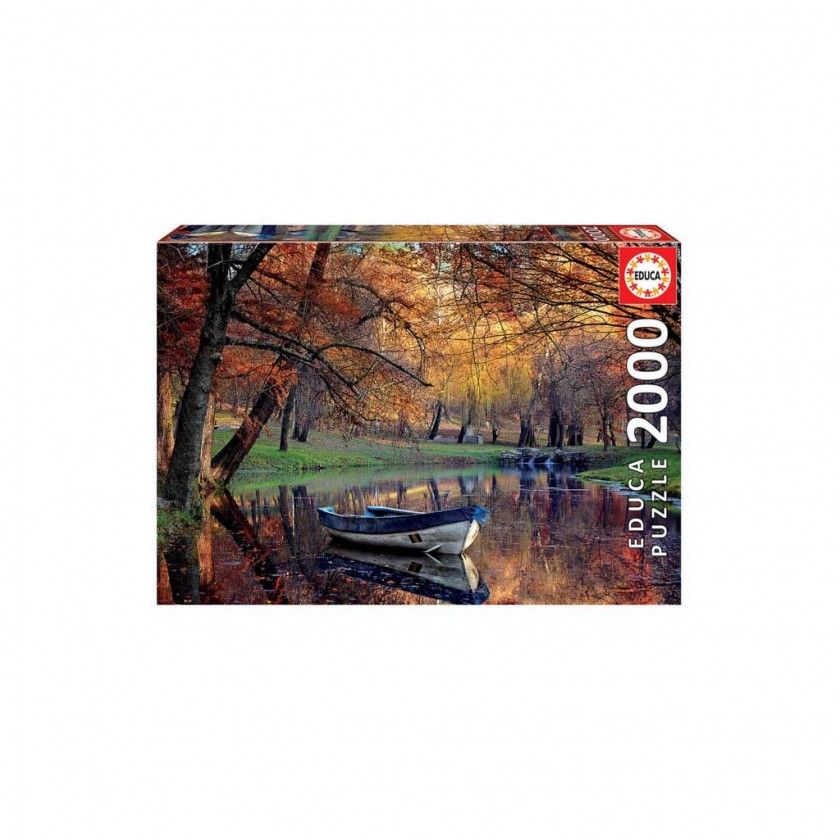 Puzzle Educa 2000 Peas Barco No Lago